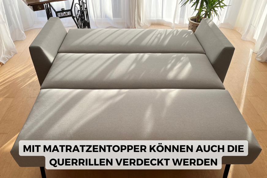 Brunobett Sofa ausgeklappt
